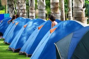 pitch-tent